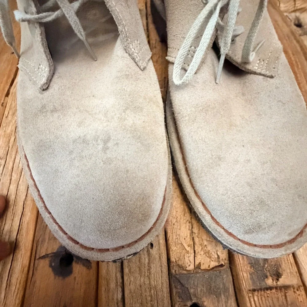 Clarks Desert Boot Chukka Sand Suede Crepe Sole Tan Mens Classic